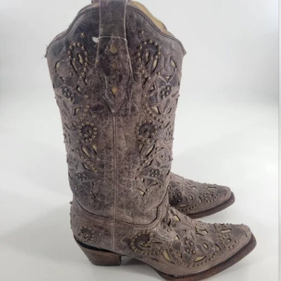 Corral womens western boot Size 9 Brown - Picture 1 of 5